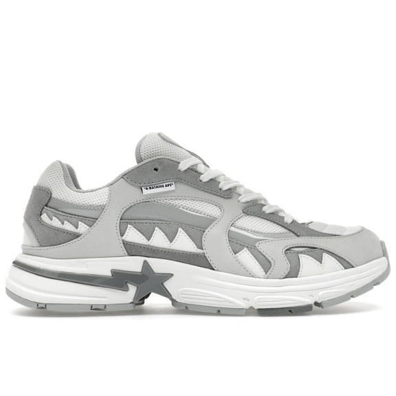 BAPE Men's A Bathing Ape Shark Sta M2 White Shoes, from StockX