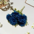 thumbnail image 3 of JASGARDE Artificial Flowers for Outdoors, 3 Pcs Fake Chrysanthemum Plant Spring Summer Decor, UV Resistant Waterproof No Fade Faux Flower for Front Door Porch Patio Planter Garden Decor, Multicolour, 3 of 5