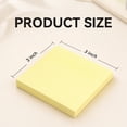 thumbnail image 2 of Deli Sticky Notes, 3'' x 3'',Self-Stick Memo Notes,100 Sheets,18 Pads,Canary Yellow, 2 of 8