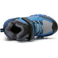 thumbnail image 3 of Kids Boys Winter Hiking Boots Warm Lined Snow Boots Anti Collision Anti-Skid Athletic Outdoor Adventure Camping Trekking Shoes, 3 of 14