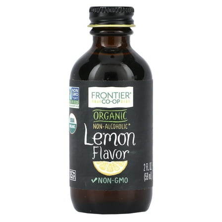 Frontier Natural Products Lemon Flavor-Alcohol Free (Organic) 2 oz Liquid