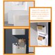 thumbnail image 3 of Caja de almacenamiento colgante para el hogar, caja organizadora de montaje en pared, caja de montaje en pared para artículos diversos de baño, 3 of 5
