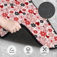 thumbnail image 3 of Disketp Coccinelles Mignonnes Rouges pour Tapis de Voiture en Velours Cristal Ensemble de Quatre Pièces, Protection Automobile Toutes Saisons, Véhicules, Voitures, Camions et SUV, Design Antidérapant, 3 of 7