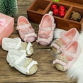 thumbnail image 4 of HUANBAI Fashion Princess Shoes Little Kid Shoes Non Soft Sole Walking Shoes Baby Shoes 0-6 Months, 4 of 5