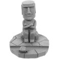 thumbnail image 3 of Moai Statue Holder Creative Desktop Moai Statue Phone Stand Holder Desktop Decoration, 3 of 5