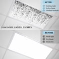 thumbnail image 4 of Grey Eucalyptus Fluorescent Light Covers, Spring Botanical Weeping Plant Aesthetic Magnetic Light Covers for Ceiling Lights, Fluorescent Ceiling Shade for Classroom Bedroom Office 4x2Ft x 1PCS, 4 of 8