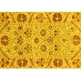 thumbnail image 1 of Ahgly Company Indoor Rectangle Abstract Yellow Modern Area Rugs, 3' x 5', 1 of 4