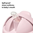 thumbnail image 2 of OXO Tot Transitions 6 oz Straw Cup with Removable Handles, 2-Pack, Opal and Blossom, For Toddlers Ages 6 Months and Up, 2 of 6