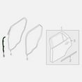 thumbnail image 3 of Sello De Moldura Para Burlete De Puerta, Fácil De Instalar BB5Z7825325B, Impermeable, Delantero, Izquierdo Y Derecho Para Explorer 2011 A 2019, 3 of 7