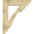 thumbnail image 3 of Ekena Millwork 6"W x 32"D x 38"H Olympic Slat Rough Sawn Bracket, Douglas Fir, 3 of 4