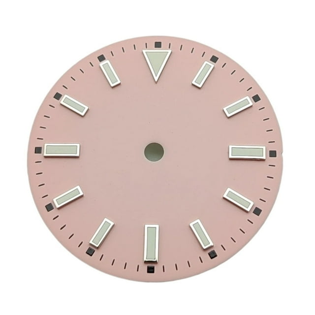 WANGQ 28.5mm Watch Dial Single Nail Scale Candy Colored Watch Faces Modified Watch Accessory Universal for NH35/ 8215 Movement