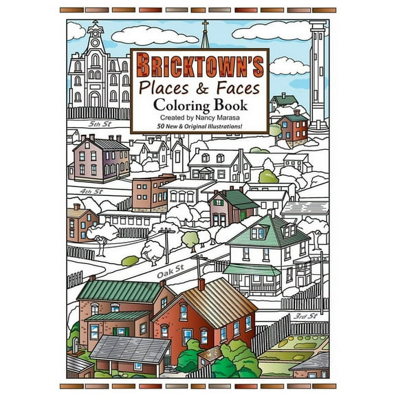 Bricktown's Places & Faces Coloring Book