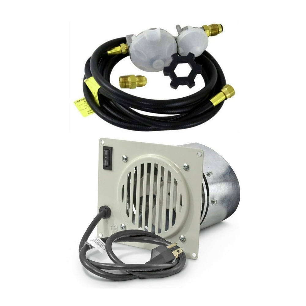 Mr. Heater Vent Free Blower Fan Kit with 12Ft Regulator Accessory Kit