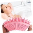 thumbnail image 5 of 1 Set 2pcs Massaging Shower with Exfoliating Double- Women Kids Massage Infant Massager Soft Scrubber Brushes Back Double Ease Double-Side Family Head Silicone Home Brush Hair, 5 of 5
