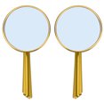 thumbnail image 4 of ESTINK Handlebar Mirror,Rearview Mirror Replacement,Retro Rear View Mirror CNC Aluminum Alloy Universal for Motorcycle 8mm 10mm Mounting Size, 4 of 8