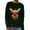 Dark Green, variant on Women's Christmas Pullover Sweater Long Sleeve Round Neck Yule Knit Top for Seasonal Party Family Gathering Daily