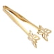 thumbnail image 1 of Stainless Steel Food Tongs Food Grade Safe Thickened Hollow Out Buffet Serving Tongs for Kitchen Buffet BBQ Party Butterfly Tongs Gold, 1 of 4