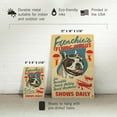 thumbnail image 5 of Lantern Press 6x9 Inch Metal Sign, French Bulldog, Retro Flying Circus Ad, 5 of 5