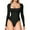 black, variant on Long Sleeve Bodysuit Square Neck Shapewear Tummy Control Body Suits For Women,Sexy Women's Body Slim Bodysuits Tops Underwear Body Elegant Long Sleeve Bodysuit for Women