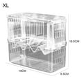 thumbnail image 7 of SPRING PARK Double-layer Transparent Fish Breeding Tank Versatile Aquarium Isolation Box, 7 of 7