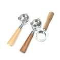 thumbnail image 4 of Porte-filtre sans fond de café de 51 mm avec panier-filtre et remplacement de poignée en bois pour Delonghi Ec680 Ec685 Machine à café-outil Filtres en alliage réutilisables Accessoires d'extraction, 4 of 7