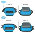 thumbnail image 6 of Unique Bargains Collapsible Colander Set Silicone Foldable Food Strainer for Vegetables Blue, 6 of 6