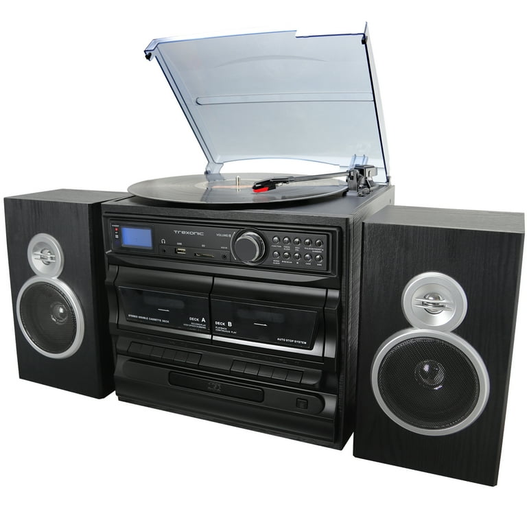 Home stereo systems with cassette and cd sales