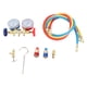 thumbnail image 5 of Conjunto De Calibrador Del Múltiple De Refrigerante, Escala Codificada Por Color 1/4 Pulgadas De Rosca Rosca Medición Precisa Medidor De Presión De Aire Acondicionado Para R410, 5 of 7
