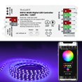 thumbnail image 2 of WeGoIOT ESP32 WLED LED Strip Controller Mic UART USB Type-C Download Music Sound Dynamic Mode DIY WiFi APP Control for SM 16703P WS2811 WS2, 2 of 8