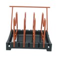 thumbnail image 4 of Pot Lid Holder Durable PP Space Saving Stable Nonslip Base Wide Application Cutting Board Organizer Type D, 4 of 8