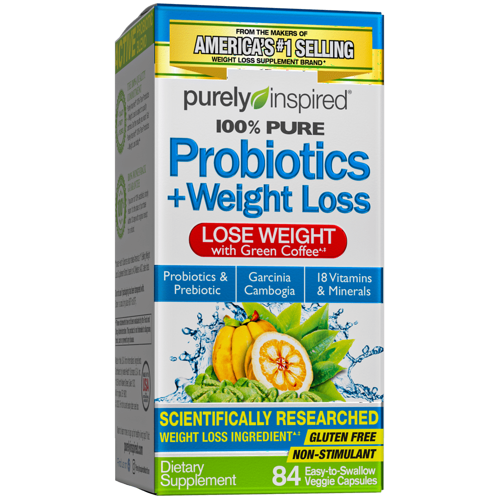 Purely Inspired, Probiotics + Weight Loss Tablets, Probiotic