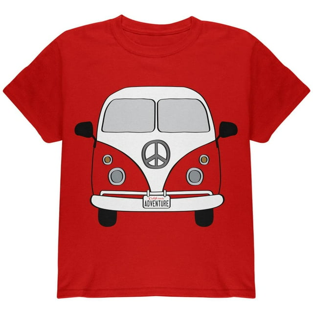 Halloween Travel Bus Costume Camper Adventure Youth T Shirt