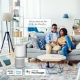 thumbnail image 5 of TCL Breeva A5 Smart Air Purifier, 365 sq. ft. up to 1765 sq. ft., 5-Stage Filtration System, True HEPA (H13) Removes 99.97% of Dust / Bacteria / Odors, App & Voice Control, Ultra-Quiet, White, A515W, 5 of 6