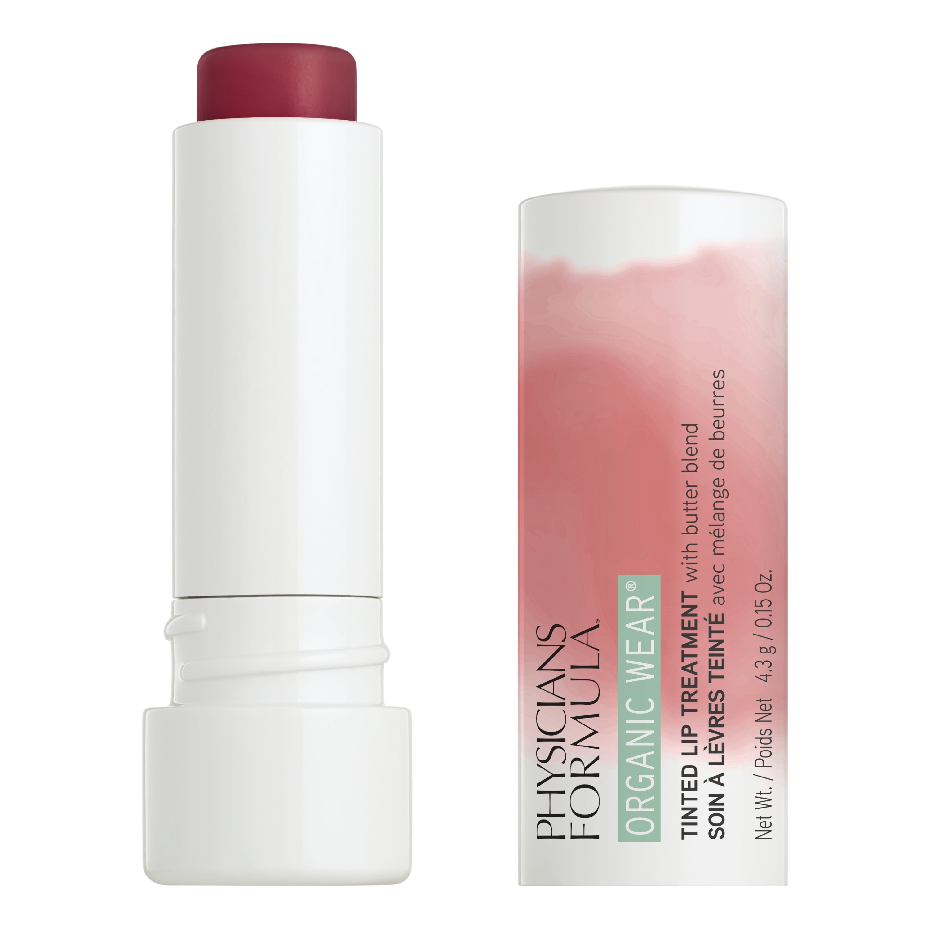 Physicians Formula Organic Wear Tinted Lip Treatment, Berry Me