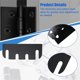 thumbnail image 3 of 10 Pack Door Hinge Shims for Door Hinge Repair Kit, 0.030 Inch Thickness, 4 Inch Hinge Shims Hardware Door Hinge Shims, 3 of 5