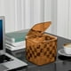 thumbnail image 5 of Cubo de basura pequeño, cubo de basura de escritorio con base antideslizante elevada, bonito diseño de tapa para encimera de cocina, dormitorio u oficina, gran capacidad de almacenamiento, 1, 5 of 9