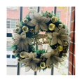 thumbnail image 5 of Decorative Christmas Wreath Front Door Hanging Christmas Wreath Golden Wreath Hotel Mall Home Decor, 5 of 5