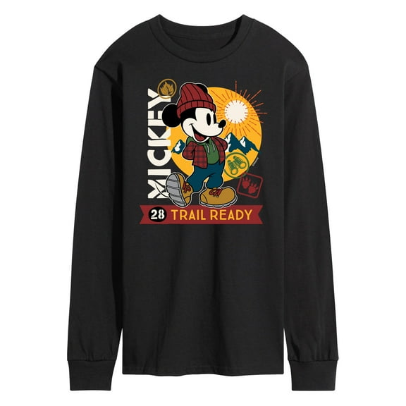 Mickey & Friends - Trail Ready - Men's Long Sleeve T-Shirt