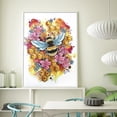 thumbnail image 4 of 5D bricolaje especial en forma de diamante pintura abeja punto de cruz Kit hogar dormitorio decoración Likrtyny decoración de arte, 4 of 9