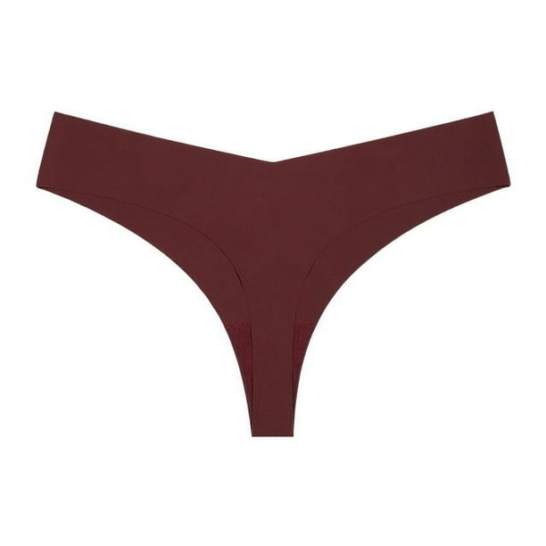 Zhuge Braguitas de mujer sin costuras, bragas sexis de encaje estilo hipster, tanga, bragas, ropa interior para mujer, 3 piezas (morado oscuro, L)