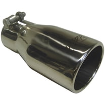 MBRP 3'' O.D. Oval 2'' Inlet 10'' Length Universal Exhaust Tip