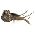 thumbnail image 3 of Northlight Sequin Left-Facing Bird Clip-on Christmas Ornament - 5.5" - Champagne Gold, 3 of 4