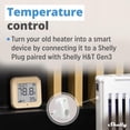 thumbnail image 2 of Sensor de temperatura y humedad Shelly H&T Gen3 Mocha con Wi‑Fi, 2 of 7