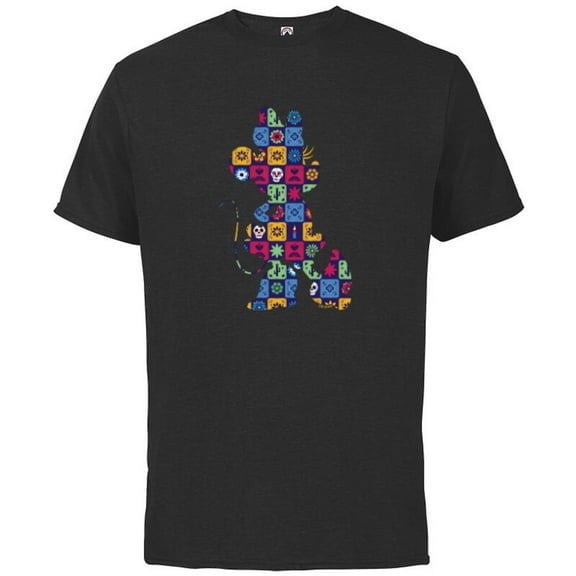 Disney Minnie Mouse Pose DÃa de los Muertos Day of the Dead - Short Sleeve Cotton T-Shirt for Adults - Customized-Black