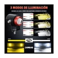 thumbnail image 2 of Par Faros De Led Auxiliares Alta/baja Auto Moto Doble Color, 2 of 6