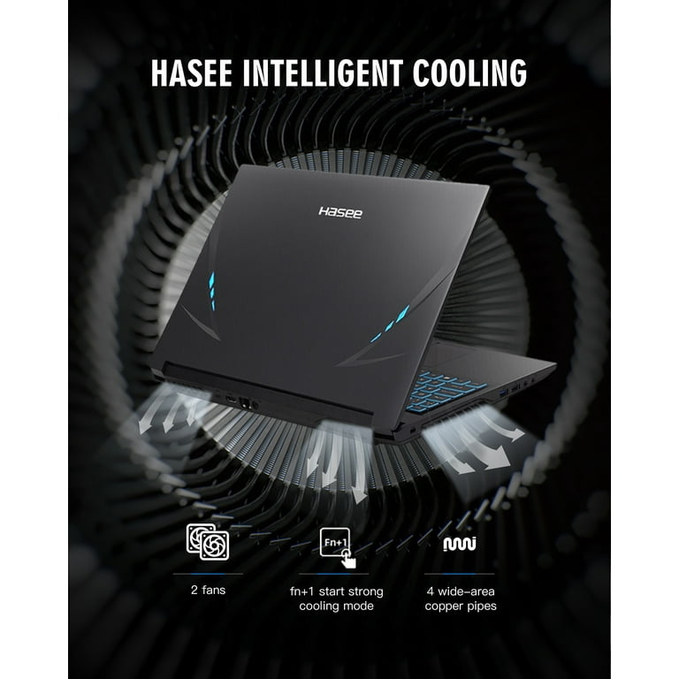 Hasee Z8 (15.6'', i7-11800H, RTX3060), Gaming Laptop, i7-11800H 4.6GHz, 8G DDR4 RAM, 512G NVMe PCIe4.0 SSD, RTX3060 6G GDDR6, 15.6'' 1920x1080 FHD 60Hz IPS Display, RGB KB, WF, BT, Win11, Ore Black - Hasee Z8 (15.6'', i7-11800H, RTX3060), Gaming Laptop, i7-11800H 4.6GHz, 8G DDR4 RAM, 512G NVMe PCIe4.0 SSD, RTX3060 6G GDDR6, 15.6'' 1920x1080 FHD 60Hz IPS Display, RGB KB, WF, BT, Win11, Ore Black -