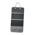 thumbnail image 2 of Bolsa de fieltro para almacenamiento de juguetes de plumas de gato, soporte para juguetes para armario, pared de habitación gris oscuro, 2 of 8