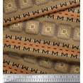 thumbnail image 3 of Soimoi Rayon Fabric Geometric African Print Fabric by Yard 42 Inch Wide, 3 of 3