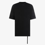 Drkshdw By Rick Owens Black Cotton Jumbo T-Shirt (Men's)