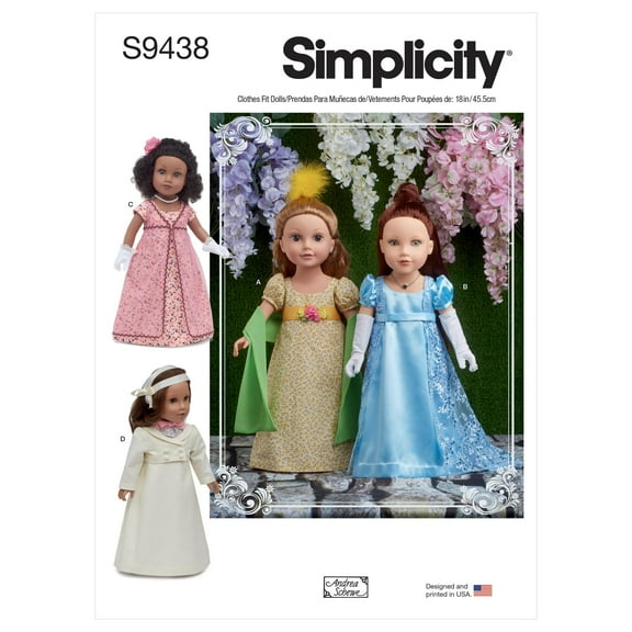 Simplicity 18" Doll Clothes One Size